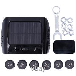 Solar Tire Pressure Monitor External Sensors Kit IP67 RF Wireless For Pickup TDW