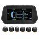 Solar Tire Pressure Monitoring System Usb 12.0bar Real-time Alarm With 6 Sensors