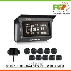 Solar Wireless 10 TPMS Real Time Tire Pressure Monitoring System for Iveco Truck