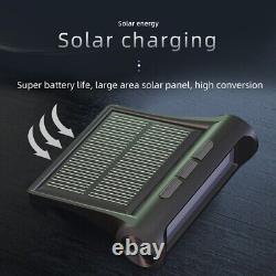 Solar Wireless Car TPMS OBD2 HUD USB Tire Pressure Monitor With 4 External Sensor