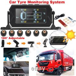 Solar Wireless Car TPMS Tyre Pressure Monitoring System 8bar + 6 External Sensor