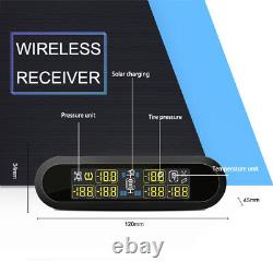 Solar Wireless TPMS Car Tyre Pressure Monitoring System With 6 External Sensors