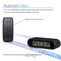Solar Wireless TPMS Car Tyre Pressure Monitoring System With 6 External Sensors