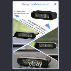 Solar Wireless TPMS Car Tyre Pressure Monitoring System With 6 External Sensors