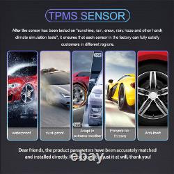 Solar Wireless TPMS Car Tyre Pressure Monitoring System With 6 External Sensors