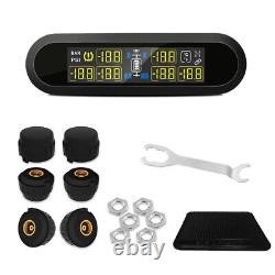 Solar Wireless TPMS Car Tyre Pressure Monitoring System With 6 External Sensors