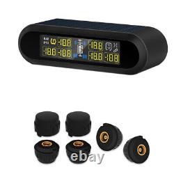 Solar Wireless TPMS Car Tyre Pressure Monitoring System With 6 External Sensors