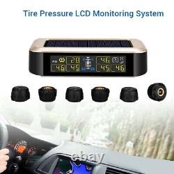 T601T6 Wireless TPMS Tire Pressure Monitoring System 6 Sensors LCD For Vehicle