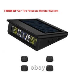 T86BB-WF Car TPMS Tire Pressure Monitor System LCD Monitor with4 External Sensors