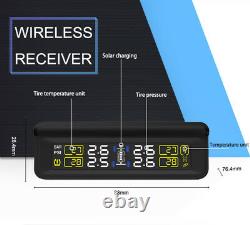 T86BB-WF Car TPMS Tire Pressure Monitor System LCD Monitor with4 External Sensors