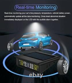 T86BB-WF Car TPMS Tire Pressure Monitor System LCD Monitor with4 External Sensors