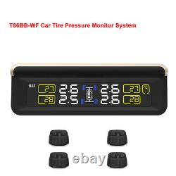 T86BB-WF Car TPMS Tire Pressure Monitor System LCD Monitor with4 External Sensors