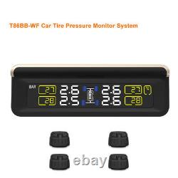 T86BB-WF Car Tire Pressure Monitor System TPMS Solar Power With 4 External Machine