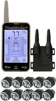 TIRE MINDER TM-77-10 Tire Pressure Monitoring System 10-SENSORS FREE SHIPPING