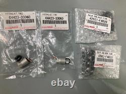 TOYOTA TPMS TYRE PRESSURE SENSORS x2 (Two) 42607F4020 & TPMS FIT KITS x2 NEW OE