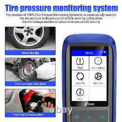 TP150 Tire Pressure Monitoring System OBD2 TPMS Scanner with 315&433 MHZ Sensor