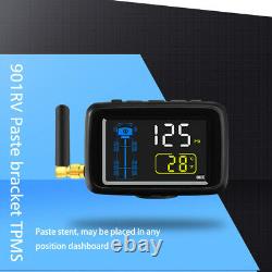 TPMS 8 wheel Real Time Tire Pressure Monitoring System for RVs Van Truck Cars