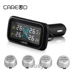 TPMS Auto Car Wireless Tire Pressure Monitoring System with Sensors LCD Display