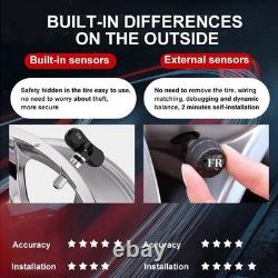 TPMS Car Tire Pressure Monitoring System Alarm Tyre Air Pressure Meter