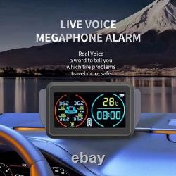 TPMS Car Tire Pressure Monitoring System Alarm Tyre Air Pressure Meter
