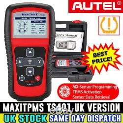 TPMS Relearn Tool Auto Tire Tyre Pressure Sensor Activation OBD EOBD Autel TS401