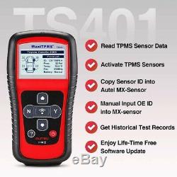 TPMS Relearn Tool Auto Tire Tyre Pressure Sensor Activation OBD EOBD Autel TS401