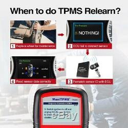 TPMS Relearn Tool Auto Tire Tyre Pressure Sensor Activation OBD EOBD Autel TS401