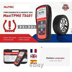 TPMS Relearn Tool Auto Tire Tyre Pressure Sensor Activation OBD EOBD Autel TS401