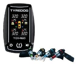 TPMS TD1460VX Tyredog Tyre Pressure Monitor System Internal Free USA Shipping