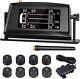 Tpms Tire Pressure Monitor System With 8 Sensors, Repeater, Solar & Usb Charging