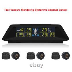 TPMS Tire Pressure Monitoring System Fits Pickup Truck RV + 6 External Sensors