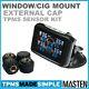 -tpms Tyre Pressure Monitoring Lcd System Wireless External Sensors X 4 Trailer