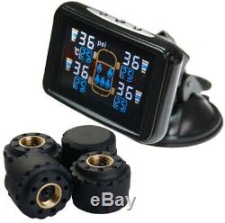 -TPMS Tyre Pressure Monitoring System External Tire Sensor LCD 4WD Cars Wireless