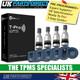 Tpms Tyre Pressure Sensors For Hyundai Veloster (11-18) Set Of 4 Pre-coded