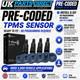Tpms Tyre Pressure Sensors For Kia Ev5 (25-26) Set Of 4 Black Coded