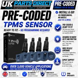 TPMS Tyre Pressure Sensors for Kia EV5 (25-26) SET OF 4 BLACK CODED