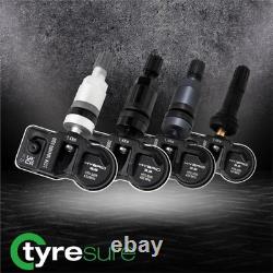 TPMS Tyre Pressure Sensors for Nissan Leaf (10-16) SET OF 4 BLACK CODED