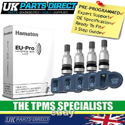TPMS Tyre Pressure Sensors for Opel Corsa D (2014) SET OF 4 PRE-CODED