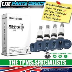 TPMS Tyre Pressure Sensors for Vauxhall Insignia A (08-14) 4 SET- PRE-CODED