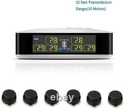 TPMS Tyre Temperature Pressure Monitor System 6 Sensors + Repeater fit Truck Van