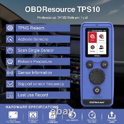 TPS10 TPMS Relearn Tool Auto Tire Pressure Sensor Training Kit TPMS Reset Tool