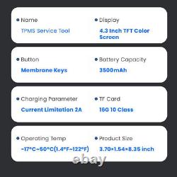 TPS30 Universal TPMS Programming Tool TPMS OBDII Relearn Diagnostic + 4 Sensors