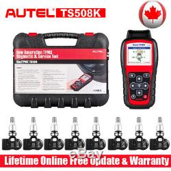 TS508K TPMS Service Diagnostic Reset Tool Program + Tire Pressure Monitor Sensor