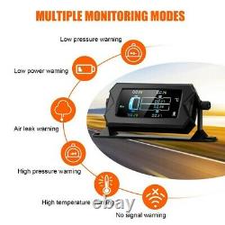 TS610 Tire Pressure Monitoring System Real-Time TPMS Fit RV + 6 External Sensor