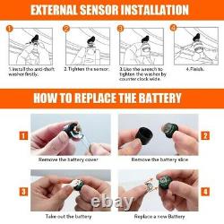 TS610 Tire Pressure Monitoring System Real-Time TPMS Fit RV + 6 External Sensor