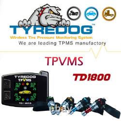 TYREDOG TPVMS TFT Monitor Internal Sensor Detect Tire and Rim Abnormal TD1800