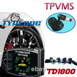 TYREDOG TPVMS TFT Monitor Internal Sensor Detect Tire and Rim Abnormal TD1800