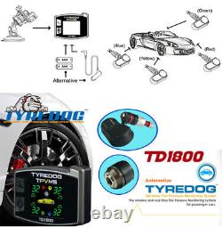 TYREDOG TPVMS TFT Monitor Internal Sensor Detect Tire and Rim Abnormal TD1800