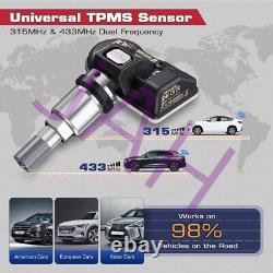 TYRE PRESSURE SENSOR 4x TPMS MX-SENSOR 433MHZ 315MHZ 2 IN1 PROGRAMMABLE TS501