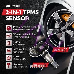 TYRE PRESSURE SENSOR 4x TPMS MX-SENSOR 433MHZ 315MHZ 2 IN1 PROGRAMMABLE TS501